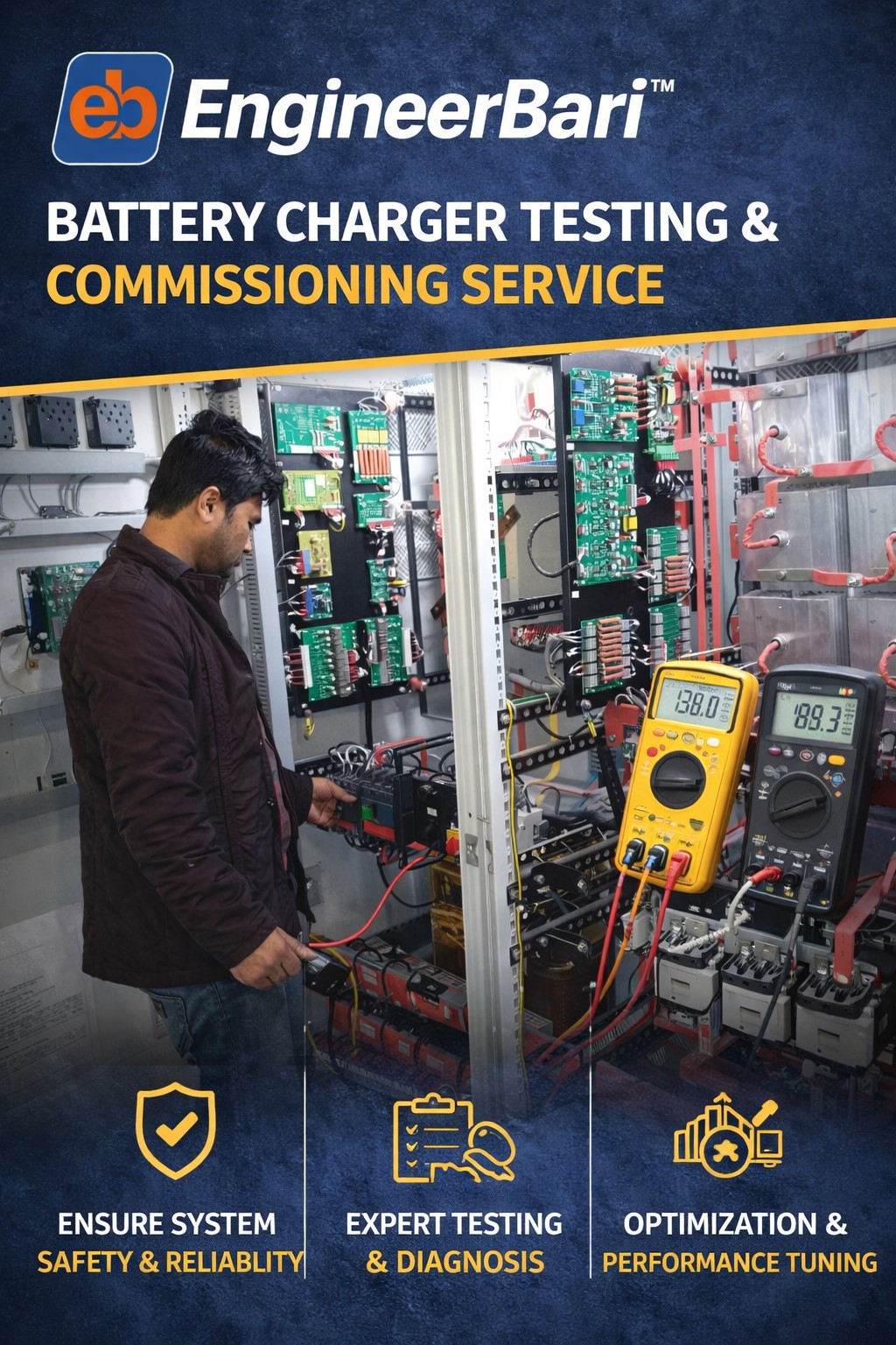 Battery Charger Testing & Commissioning Service